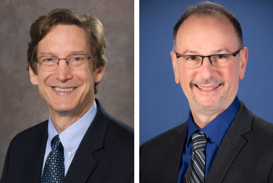 Portraits of Richard Kravitz and Anthony Jerant